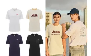 가성비 끝판왕 JEEP 남성 24 SUMMER COOL SORONA 반팔 티셔츠 4종 적극추천