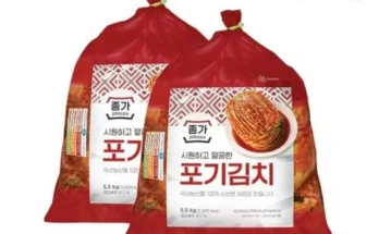 정말 놓치기 아까운 종가 종가집 중부식 포기김치 11kg 파김치 300g 추천