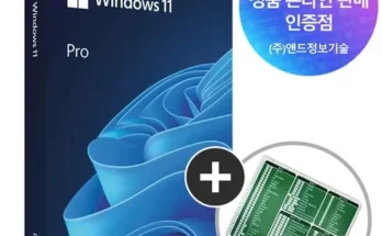 톱배우들도 쓴다는 windows11pro 리뷰